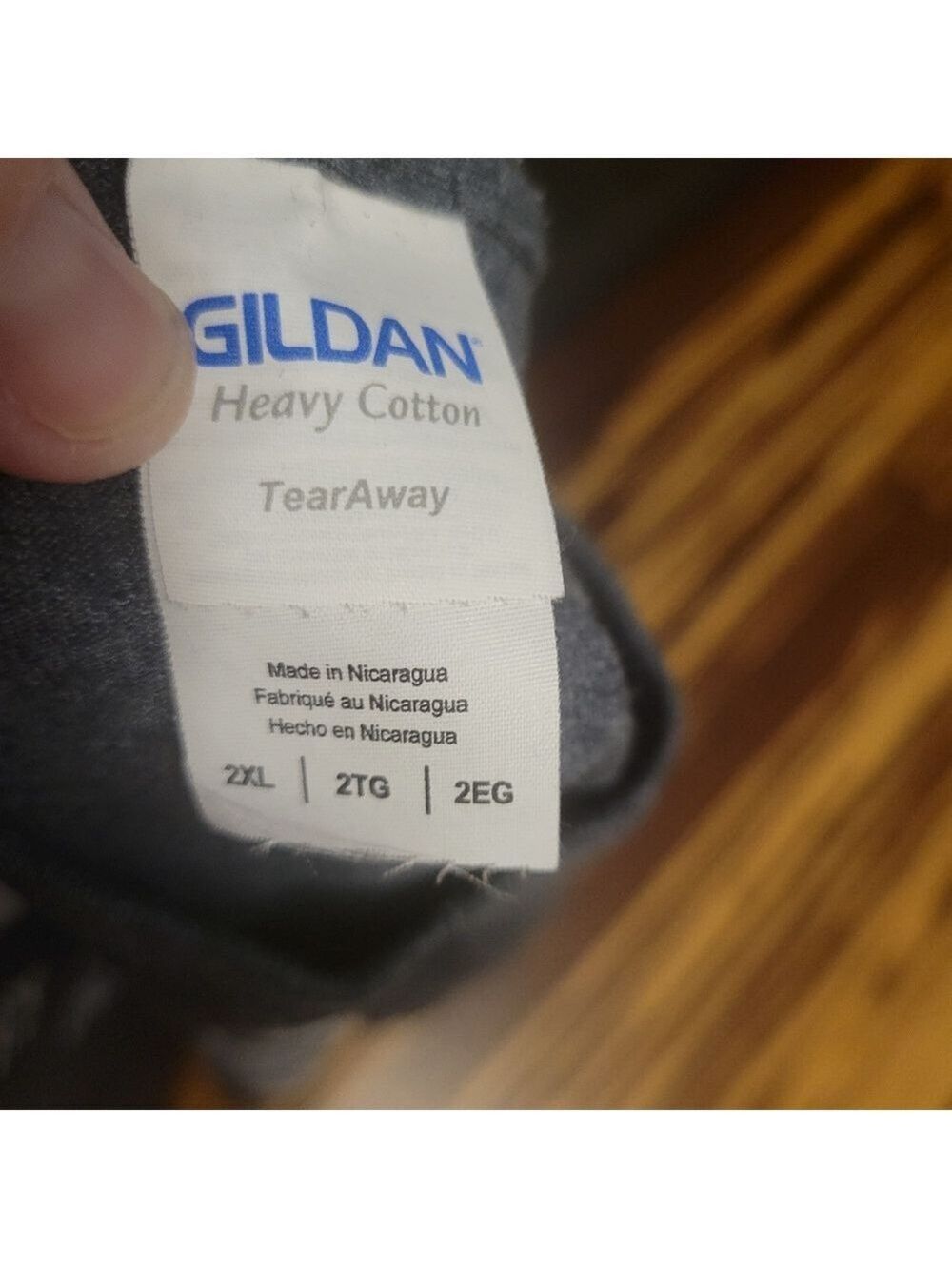 Gildan Charcoal Graphic Men's Tee Size 2XL - Picture 2 of 2